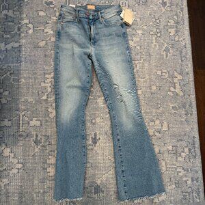 NEW Mother Denim - Size 26 - The Weekender Fray